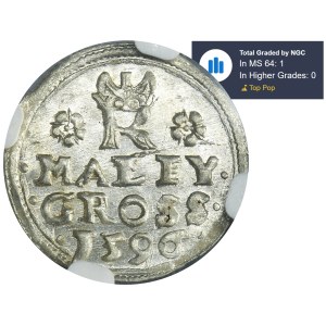 Bohemia, Rudolf II, Maley gross Joachimsthal 1596 - NGC MS64