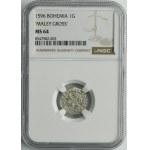 Bohemia, Rudolf II, Maley gross Joachimsthal 1596 - NGC MS64