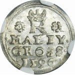 Bohemia, Rudolf II, Maley gross Joachimsthal 1596 - NGC MS64