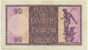 Danzig, 20 Gulden 1932 - C - RARE