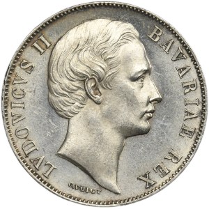 Germany, Kingdom of Bavaria, Ludwig II, Thaler (Madonnantaler) Munich undated (1865)