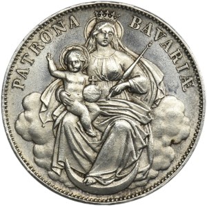 Germany, Kingdom of Bavaria, Ludwig II, Thaler (Madonnantaler) Munich undated (1865)