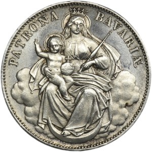 Germany, Kingdom of Bavaria, Ludwig II, Thaler (Madonnantaler) Munich undated (1865)