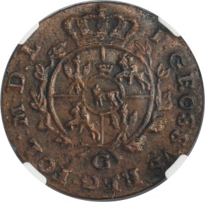 Poniatowski, Groschen Krakau 1768 G - NGC UNC DETAILS