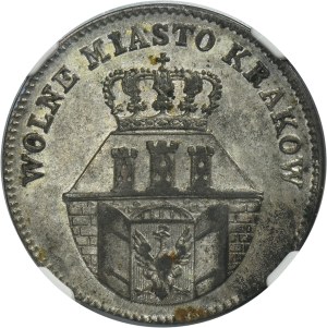 Free City of Krakau, 10 groszy 1835 - NGC AU53