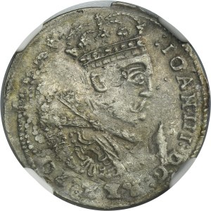 Jan III Sobieski, Trojak Krakow 1684 - RARE - NGC AU DETAILS
