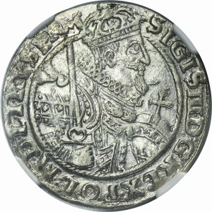 Sigismund III Vasa, 1/4 Thaler Bromberg 1622 PR M - NGC AU58