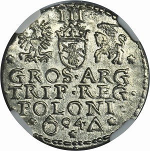 Sigismund III Vasa, 3 Groschen Marienburg 1594 - NGC MS63