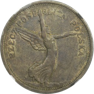Nike, 5 złotych Warszawa 1928 - NGC AU53