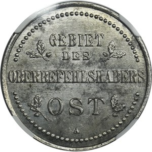 Ost, 3 kopiejki Berlin 1916 A - NGC UNC DETAILS