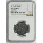 Ost, 3 kopiejki Berlin 1916 A - NGC UNC DETAILS
