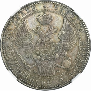 1 1/2 rubla = 10 złotych Warszawa 1836 MW - NGC XF40