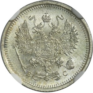 Russia, Nicholas II, 10 Kopeck Petersburg 1916 BC - NGC MS67