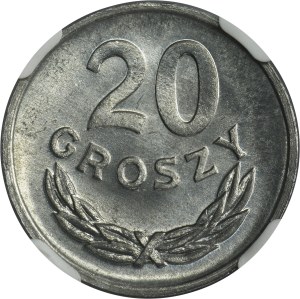 20 groszy 1985 - NGC MS66