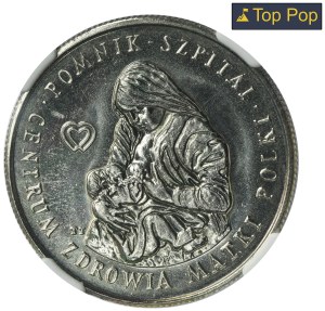 100 PLN 1985 Polish Mother's Memorial Health Center - NGC MS64