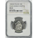 100 złotych 1985 Centrum Zdrowia Matki Polki - NGC MS64
