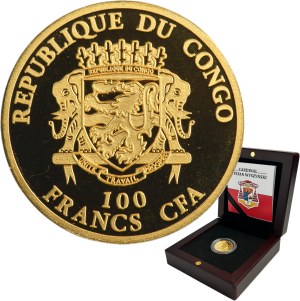Democratic Republic of the Congo, 100 Francs 2021 - Beatification of Cardinal Stefan Wyszyński