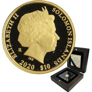 Solomon Islands, Elizabeth II, 10 Dollars 2020 - John Paul II