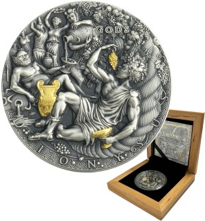 Niue, Elizabeth II, 2 Dollars Warsaw 2022 - Dionysus