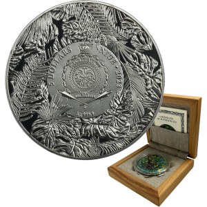 Niue, Elizabeth II, 5 Dollars Warsaw 2023 - Chameleon