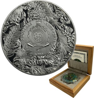 Niue, Elizabeth II, 5 Dollars Warsaw 2023 - Chameleon