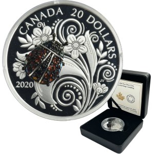 Canada, Elizabeth II, 20 Dollars Ottawa 2020 - Ladybug