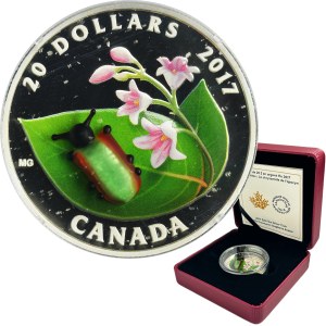 Canada, Elizabeth II, 20 Dollars Ottawa 2017 - Dogbane Beetle