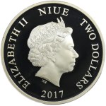 Niue, Elizabeth II, 2 Dollars 2017 - Dead Men Tell No Tales, Pirates of the Caribbean