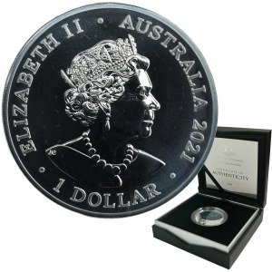 Australia, Elizabeth II, 1 Canberra Dollar 2020 - Emu Constellation