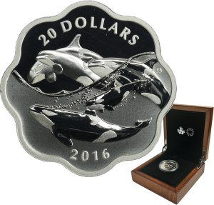 Canada, Elizabeth II, 20 Dollars Ottawa 2016 - Orca