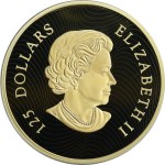 Canada, Elizabeth II, 125 Dollars Ottawa 2015 - Growling Cougar