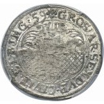 Elbing under Sweden, Karl X Gustav, 6 Groschen Elbing 1659 - PCGS AU58