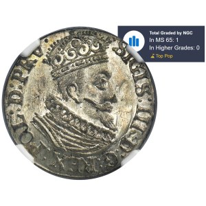 Sigismund III Vasa, Grosz Gdańsk 1623 SB - NGC MS65