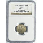 Germany, Kingdom of Prussia, Frederick II, 1/24 Thaler Berlin 1782 A - NGC MS64