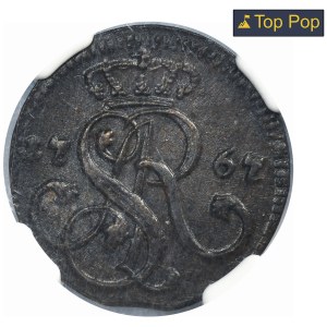 Poniatowski, Grosschen Krakau 1767 G - NGC MS63 BN