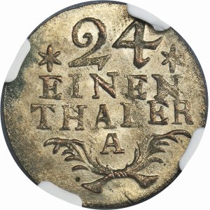 Germany, Kingdom of Prussia, Frederick II, 1/24 Thaler Berlin 1783 A - NGC MS64
