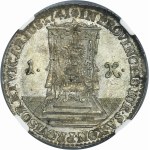 Augustus III of Poland, Groschen Dresden 1741 - NGC MS65