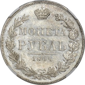 Roubel Warsaw 1844 MW - NGC MS61 PROOF LIKE