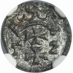 Sigismund II Augustus, Denarius Danzig 1552 - VERY RARE