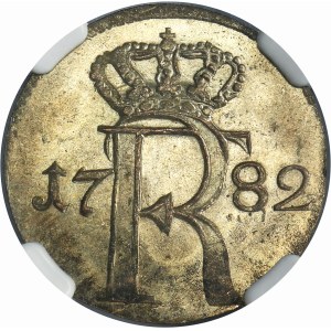 Germany, Kingdom of Prussia, Frederick II, 1/24 Thaler Berlin 1782 A - NGC MS64