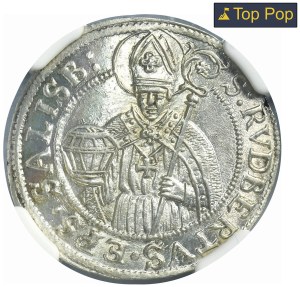 Archbishopric of Salzburg, Johann Ernst von Thun Hohenstein, 3 Kreuzer 1687 - NGC MS66
