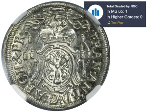 Autriche, Archevêché de Salzbourg, Franz Anton von Harrach, 4 Krajcars 1722 - NGC MS65