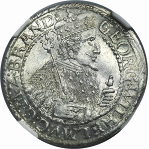 Duchy of Prussia, Georg Wilhelm, 1/4 Thaler Königsberg 1624 - NGC MS63+