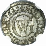 Ducal Prussia, Georg Wilhelm, Schilling Königsberg 1625 - NGC MS64