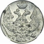 Polish Kingdom, 10 groschen Warsaw 1840 MW - NGC MS63 - dot after date