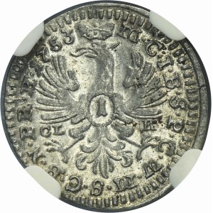 Germany, Brandenburg-Bayreuth, Friedrich III, 1 Kreuzer 1753 CLR - NGC MS62