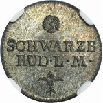 Germany, Principality of Schwarzburg-Rudolstadt, Friedrich Günther, 6 Pfennig Saalfeld 1812 - NGC MS66