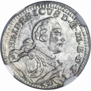 Germany, Brandenburg-Bayreuth, Friedrich III, 1 Kreuzer 1753 CLR - NGC MS63