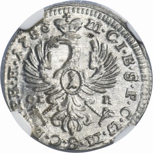 Germany, Brandenburg-Bayreuth, Friedrich III, 1 Kreuzer 1753 CLR - NGC MS63