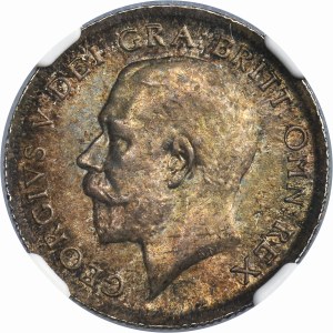 Grande-Bretagne, George V, Shilling Londres 1919 - NGC MS65